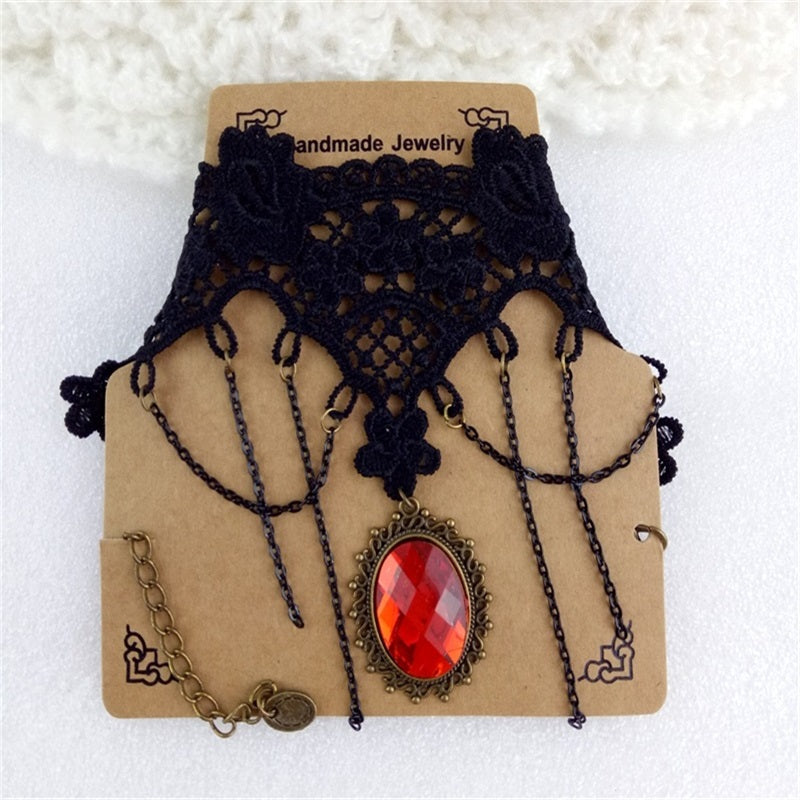 Ancient Wedding Goth Punk Fashion Clavicle