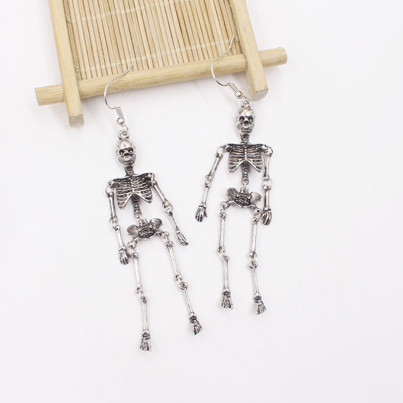 Women's Vintage Fashion Skull Shape Earrings