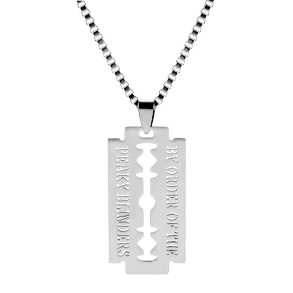 By Order Of The Peaky Blinders Razor Party Blade Necklace
