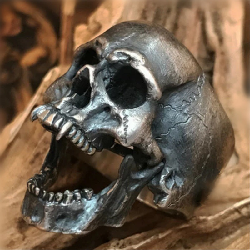 Men's Punk Skull Ring
