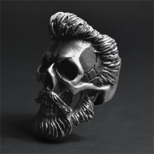 European And American Retro Skull Ring Men