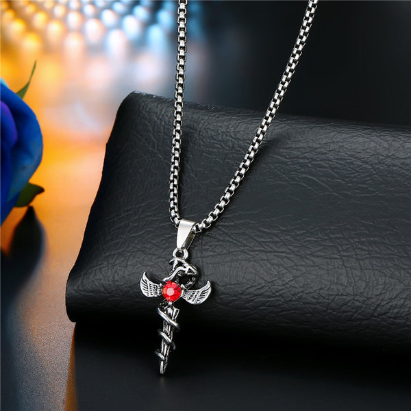 Personality Punk Stainless Steel Sweater Chain
