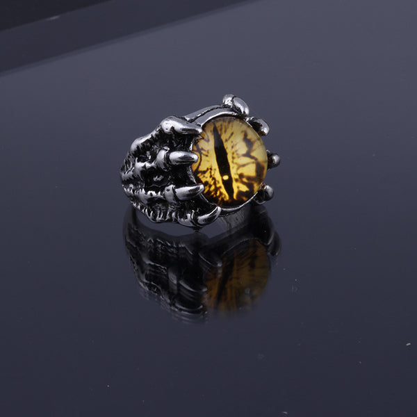 Punk Titanium Steel Demon Ring