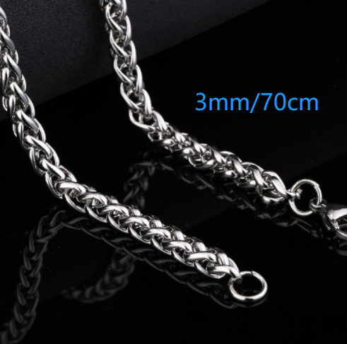 Stainless Steel Tooth Tiger Skull Pendant Men'S Retro Titanium Steel Pendant