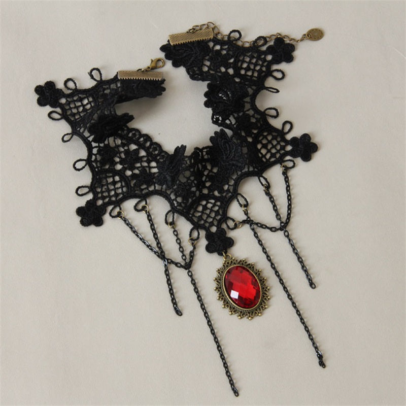 Ancient Wedding Goth Punk Fashion Clavicle
