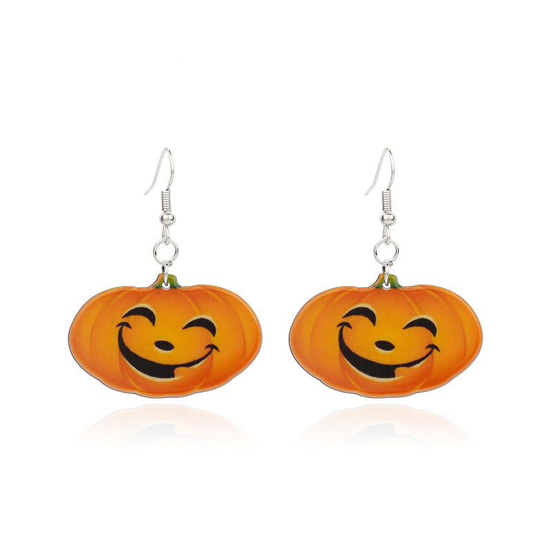 Cute Little Witch Acrylic Earrings