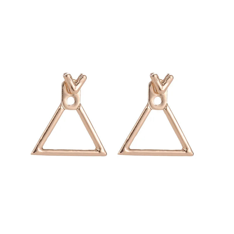 Nickel Square Stud Earrings