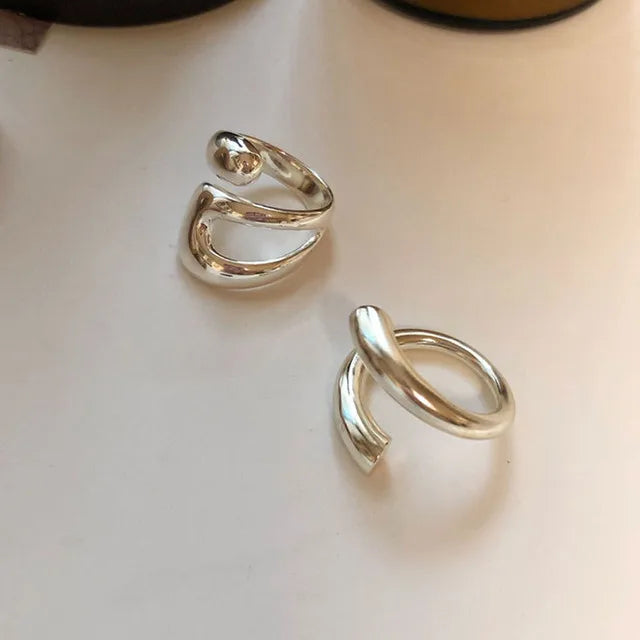 hollow out chain Jewelry Beautiful Finger Open Ring