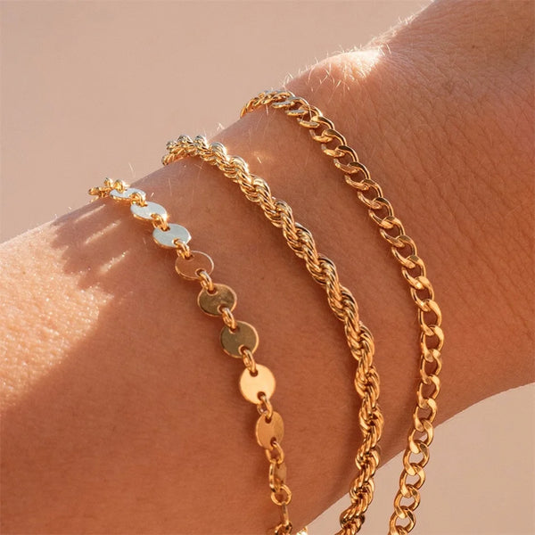 EManco Twisted  Rope Chian Bracelet