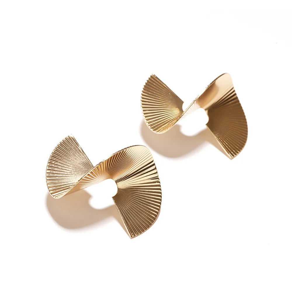 S Shaped Dangle Earrings