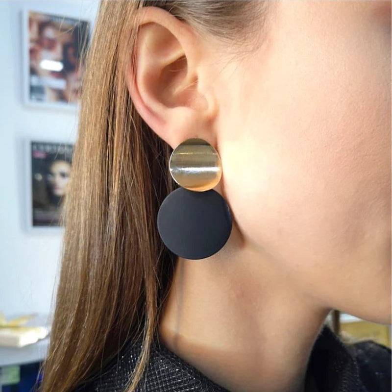 Big Round Clip on Earrings