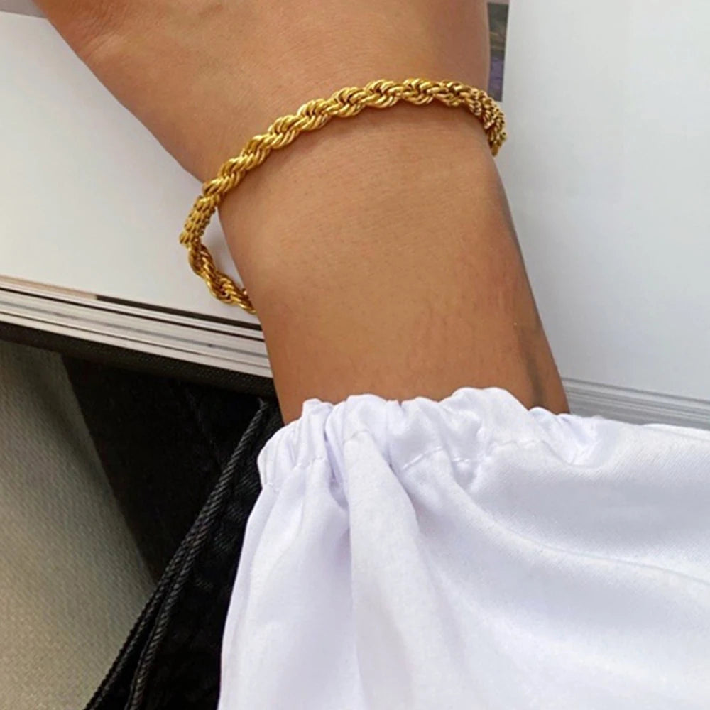EManco Twisted  Rope Chian Bracelet