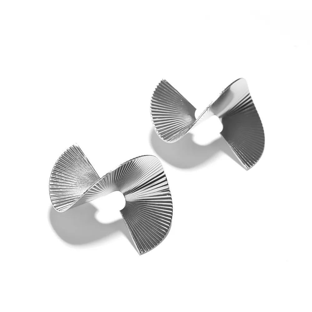 S Shaped Dangle Earrings