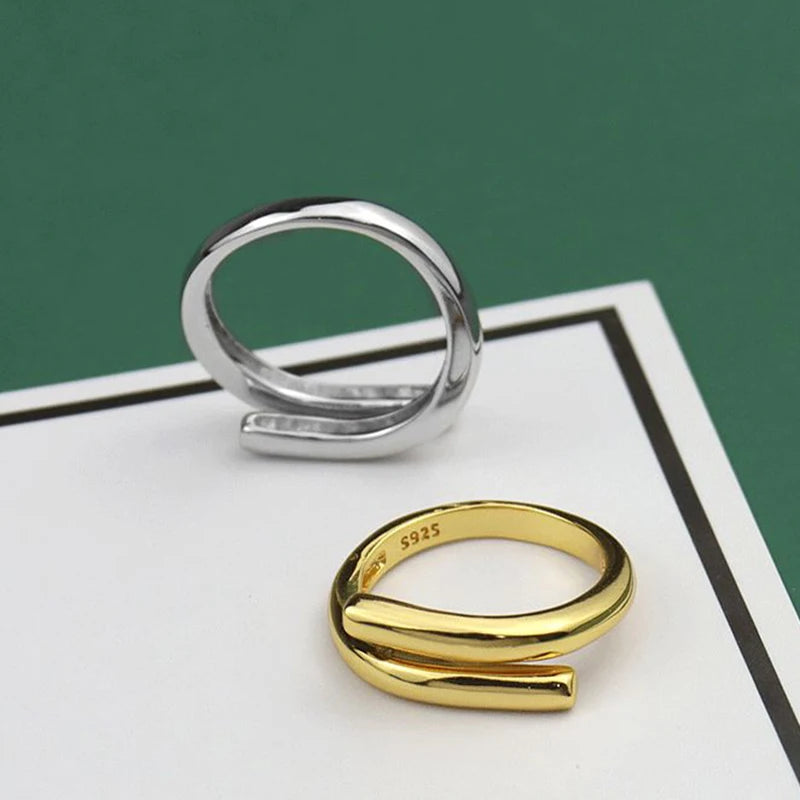 XIYANIKE Double Layer Ring