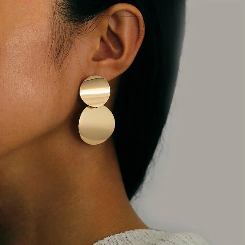 Twisted Geometric Earrings