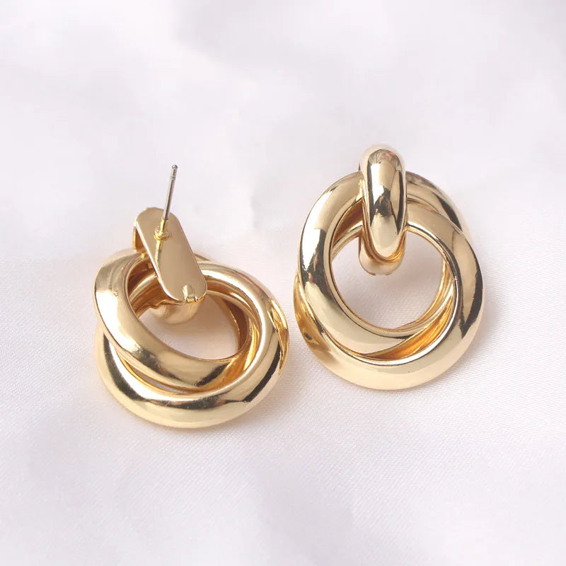 Hollow Dangle Earrings