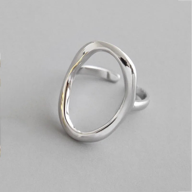 XIYANIKE Irregular Hollow Opening Ring