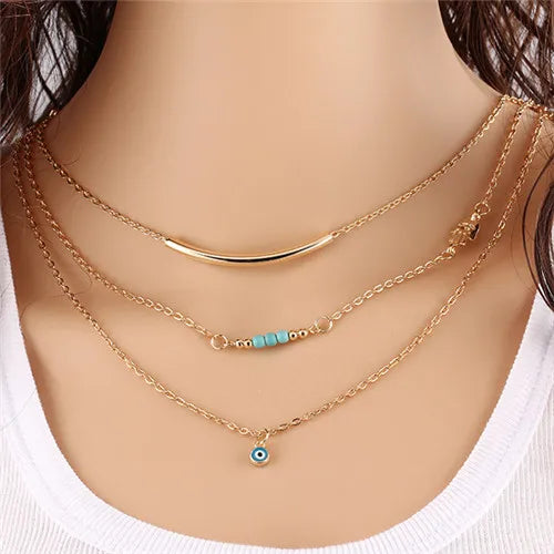 Tassels Lariat Bar Necklaces Beads Choker Feather Pendants Necklaces