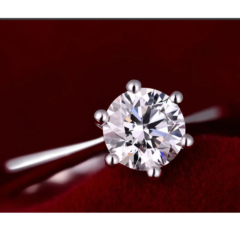 Austrian Crystal Engagement Proposal Ring