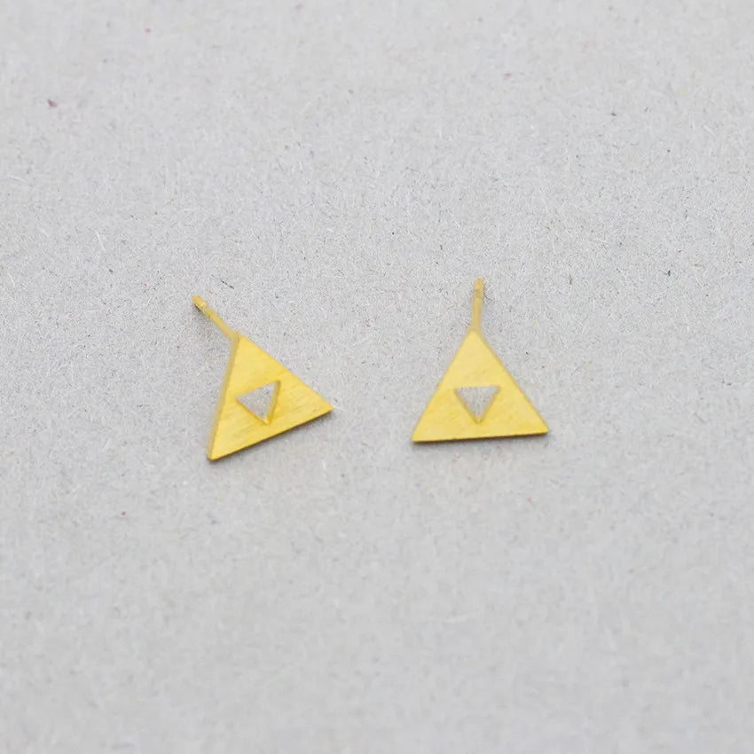 Triangle Stud Earrings