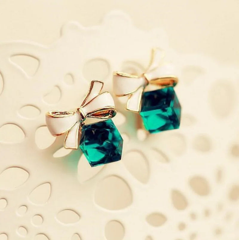 Bowknot  Square Bow Earrings