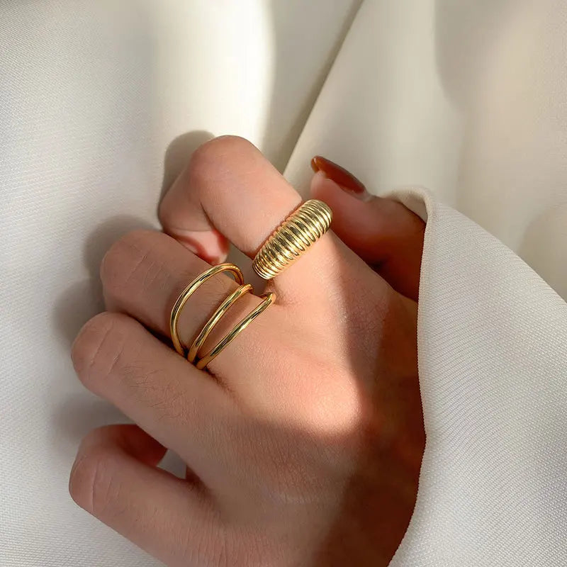 LIVVY three layers Ring