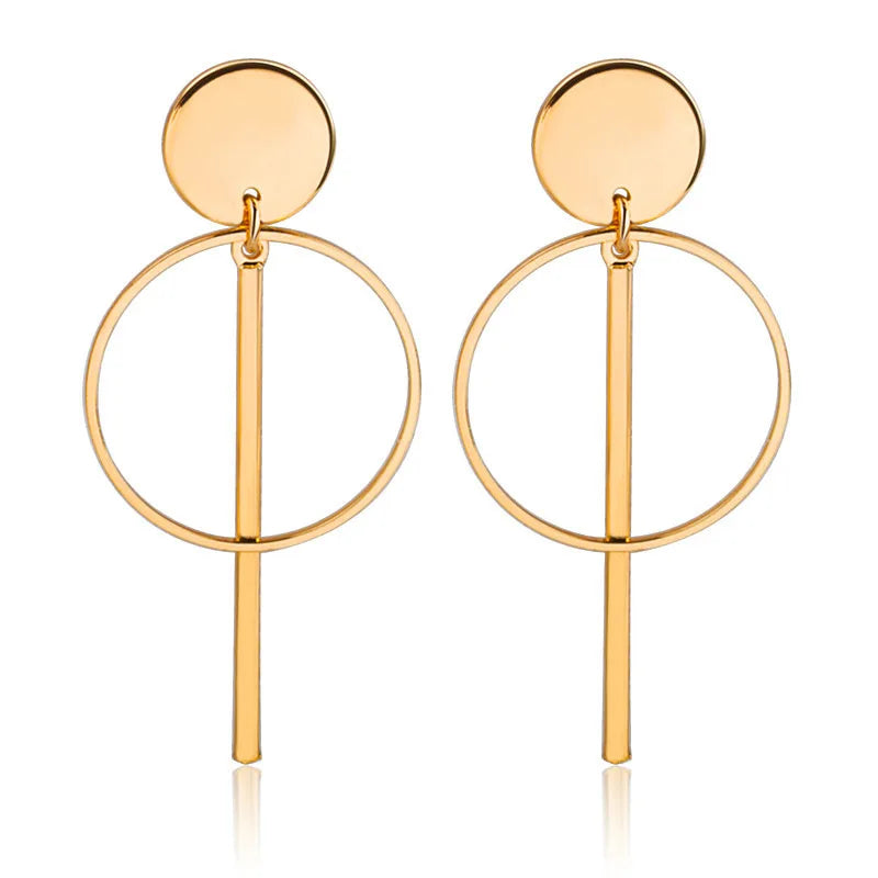 Long Circle earrings