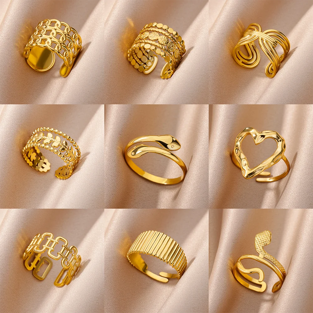 Double Layer Wide Ring