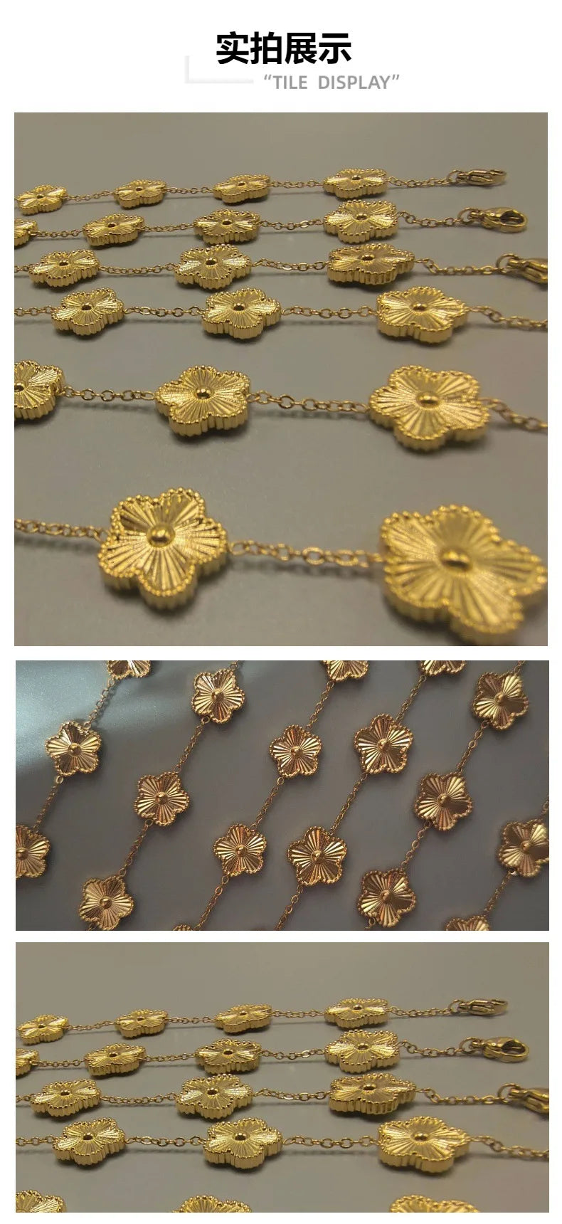 Plum Blossom Plant Five Leaf Flower Bracelet