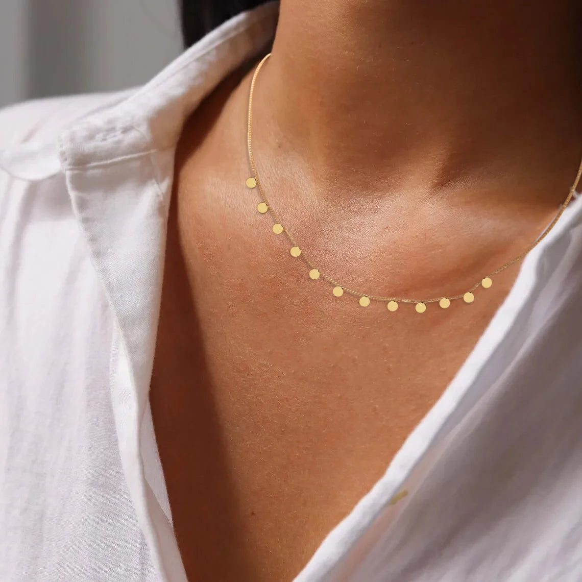 Chains Necklaces Bohemia Star Heart Collier Elegant