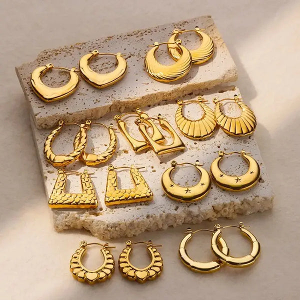 Chunky Round Earrings