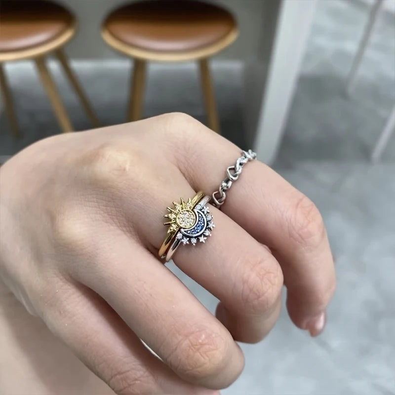 Sun Moon Star Ring