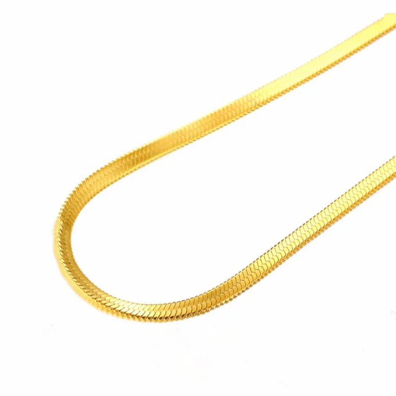 Blade Necklace Snake Bone Chain