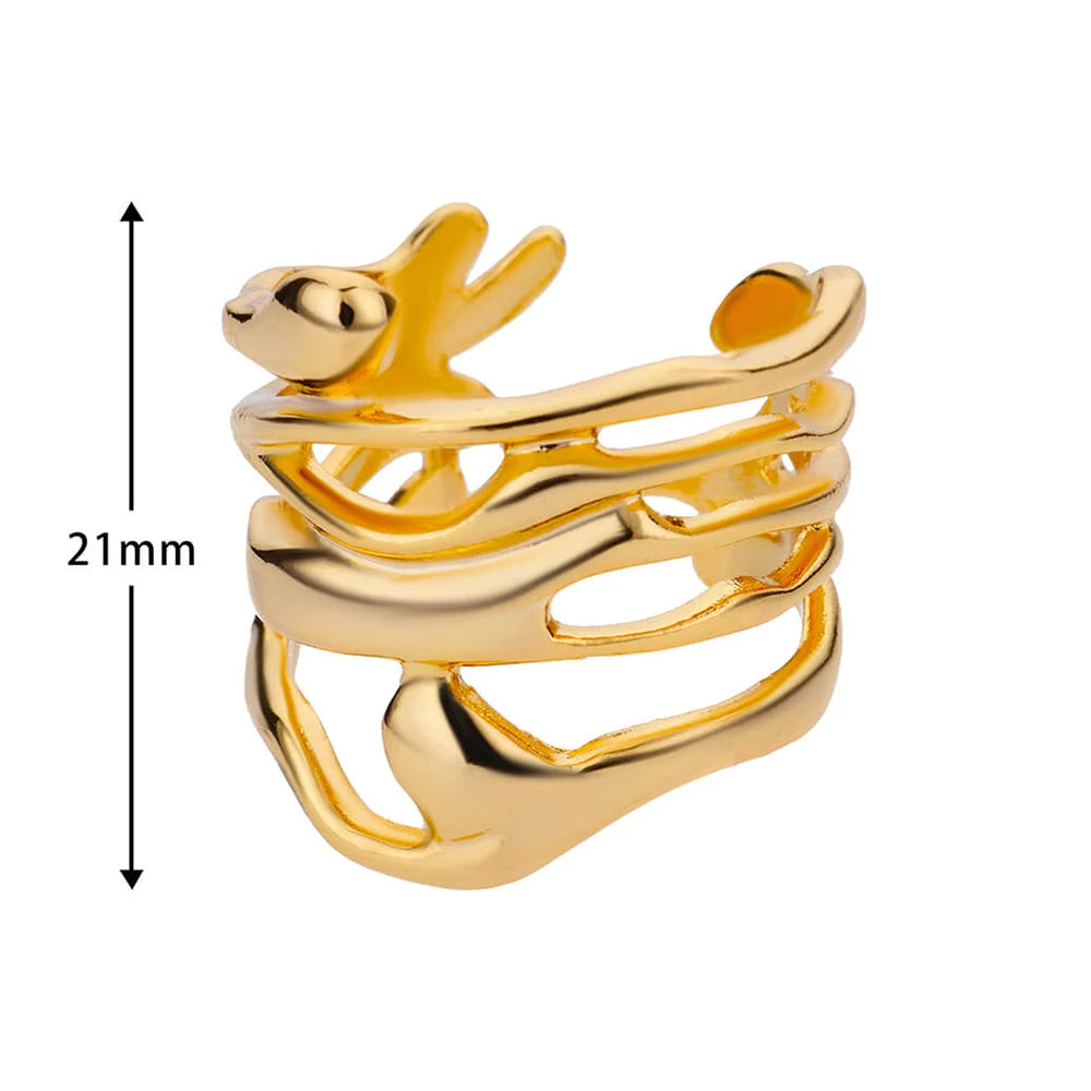 Hollow Wide Ring
