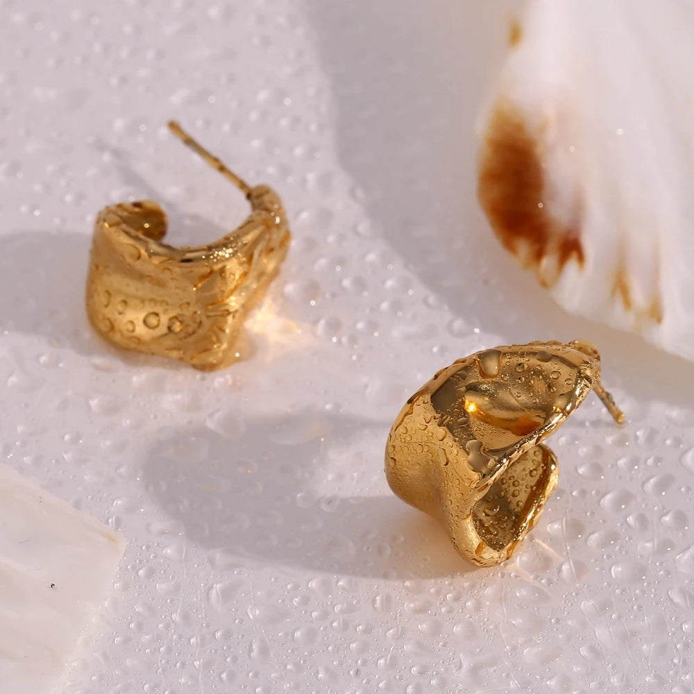 Trapezoid Shape Earrings