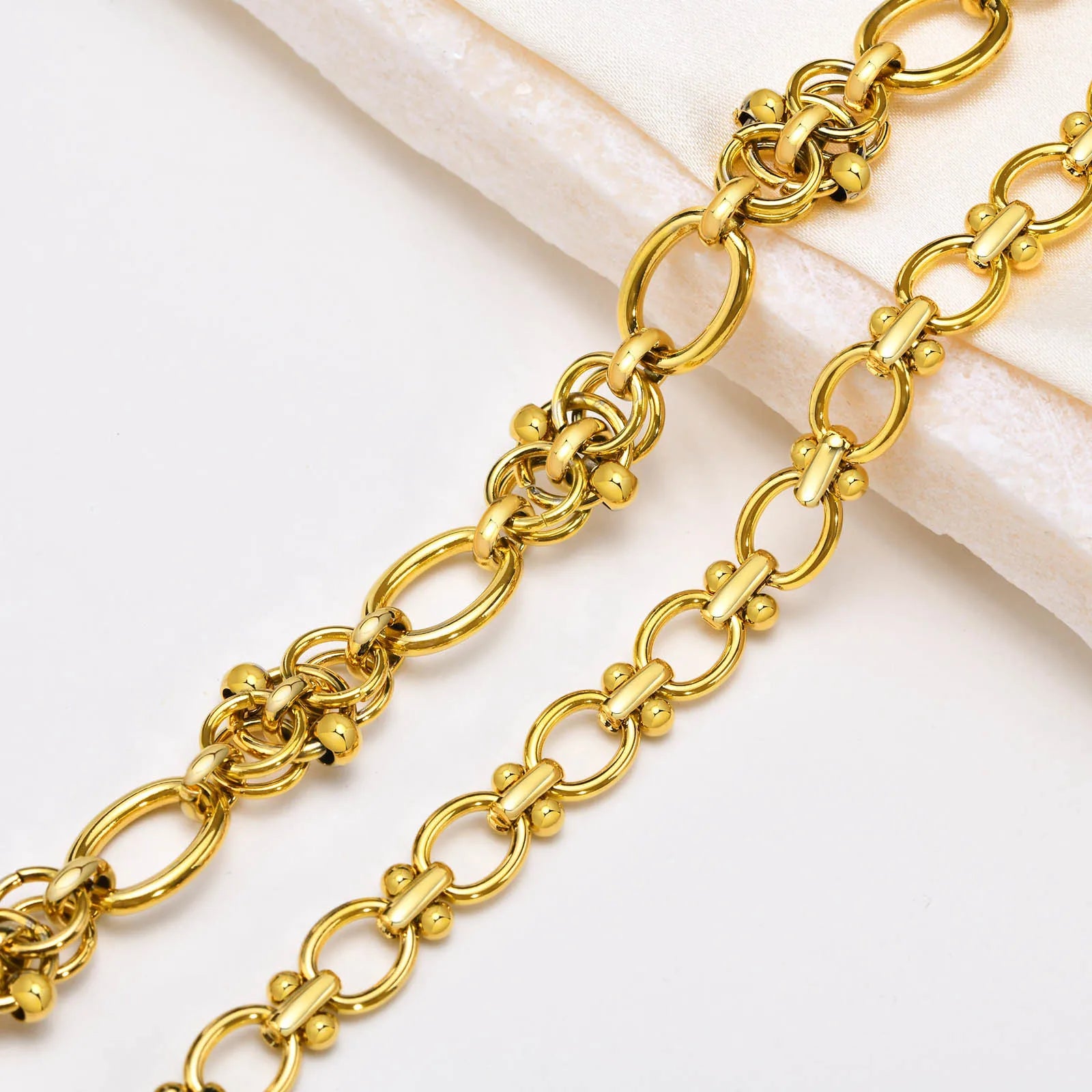 Statement Stainless Steel Chain Bracelet