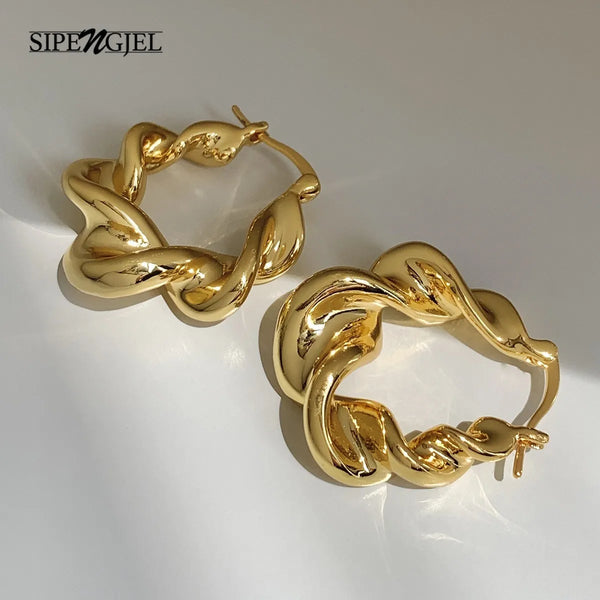 Twist Hoop Earrings