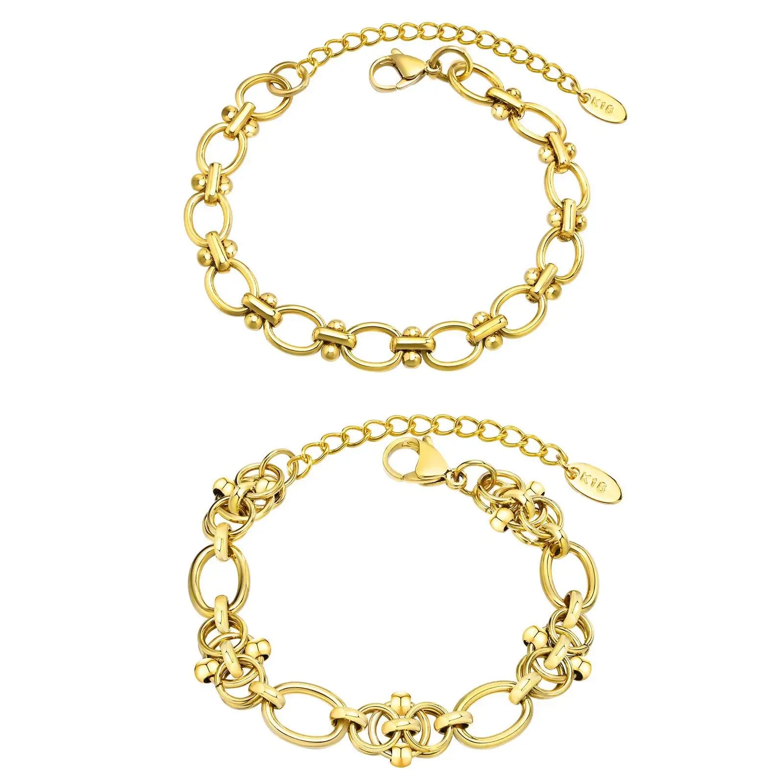 Statement Stainless Steel Chain Bracelet