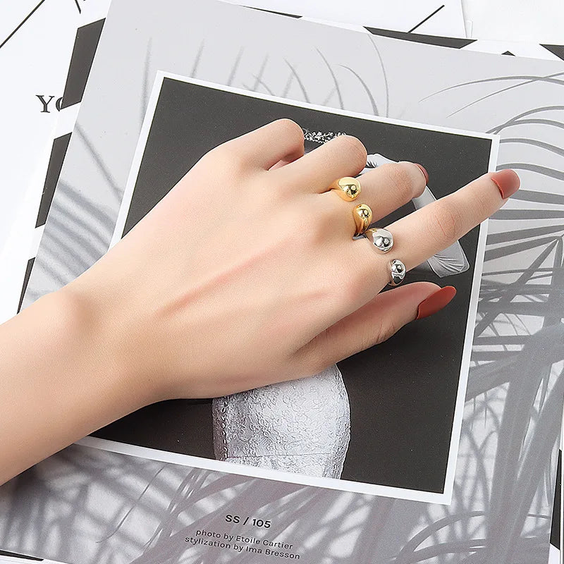 Water Drop Opening Ring