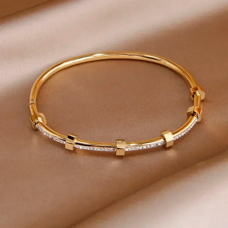 Classic Stainless Steel Open bracelets