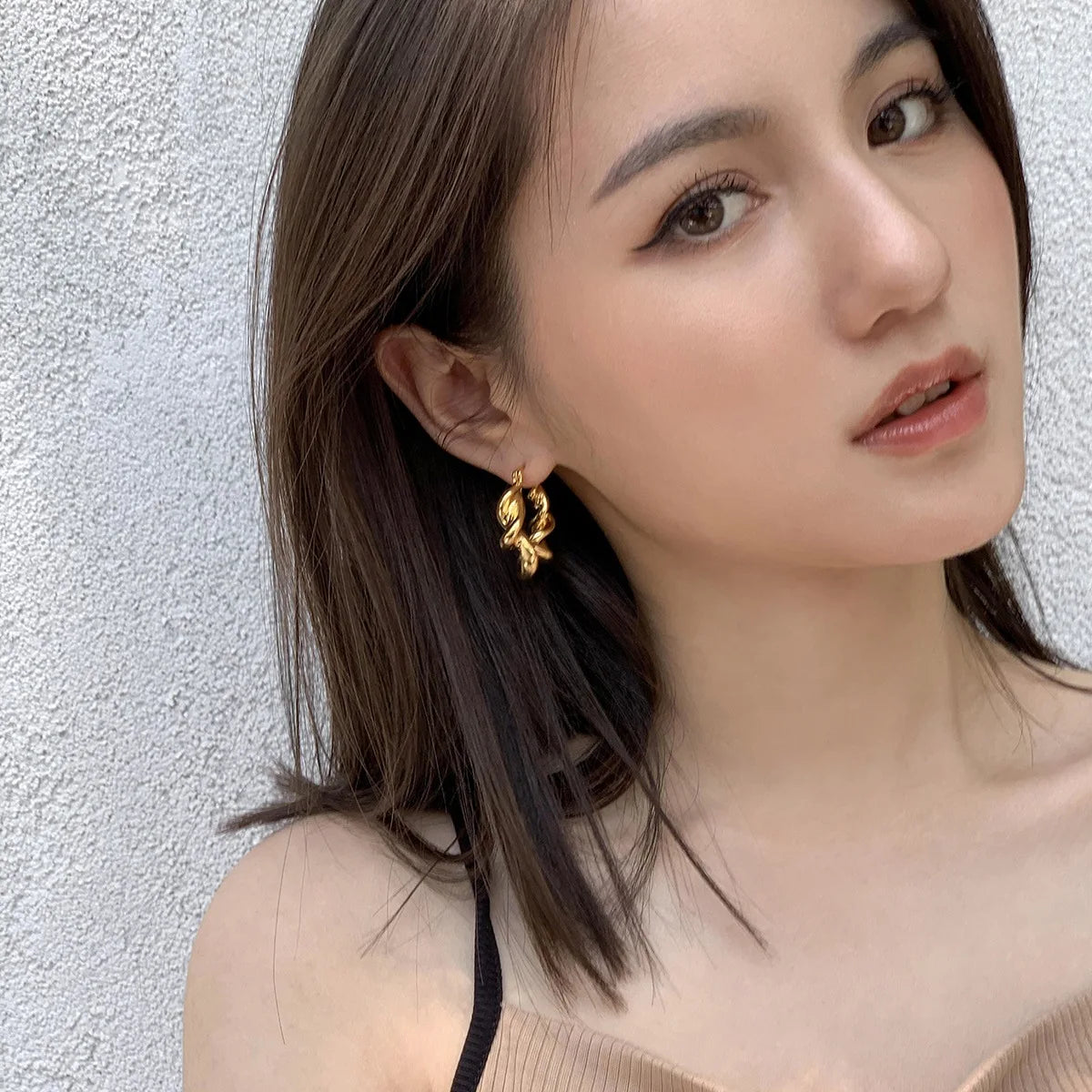 Twist Hoop Earrings
