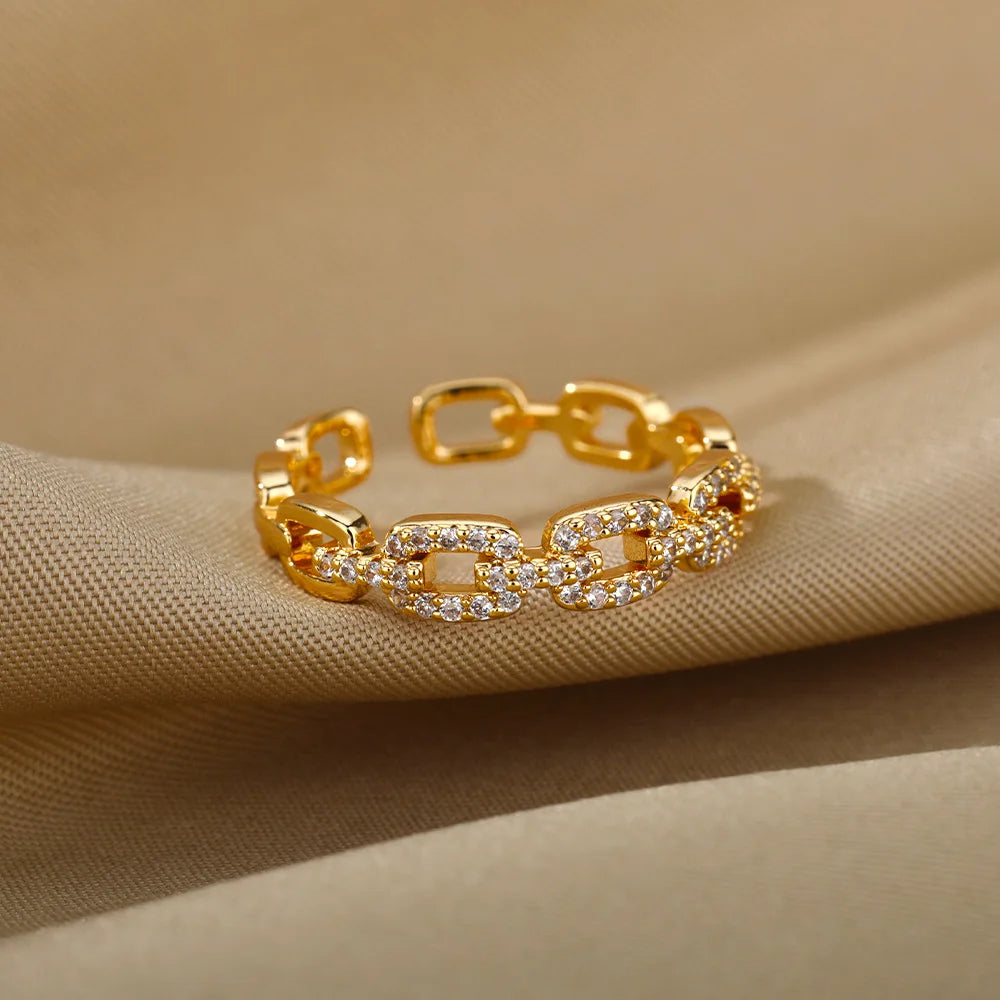 Twist Chain Open Rings