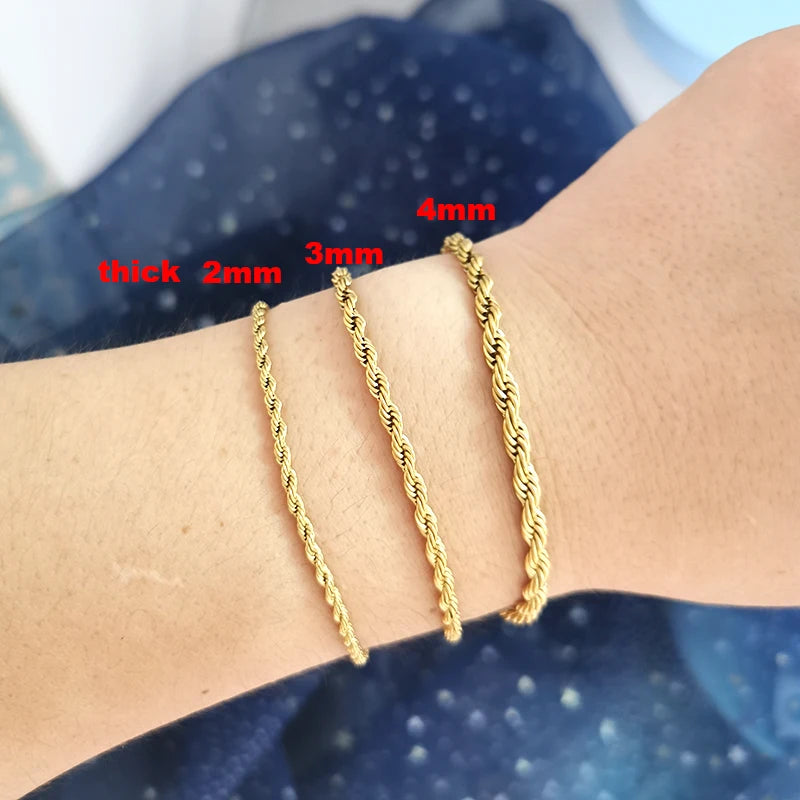 QMHJE Anchor Clasp Bracelet