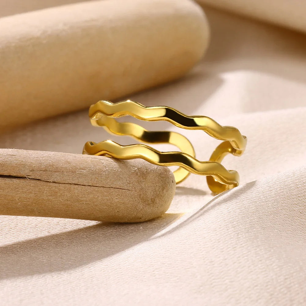 Hollow Leaf  Ring