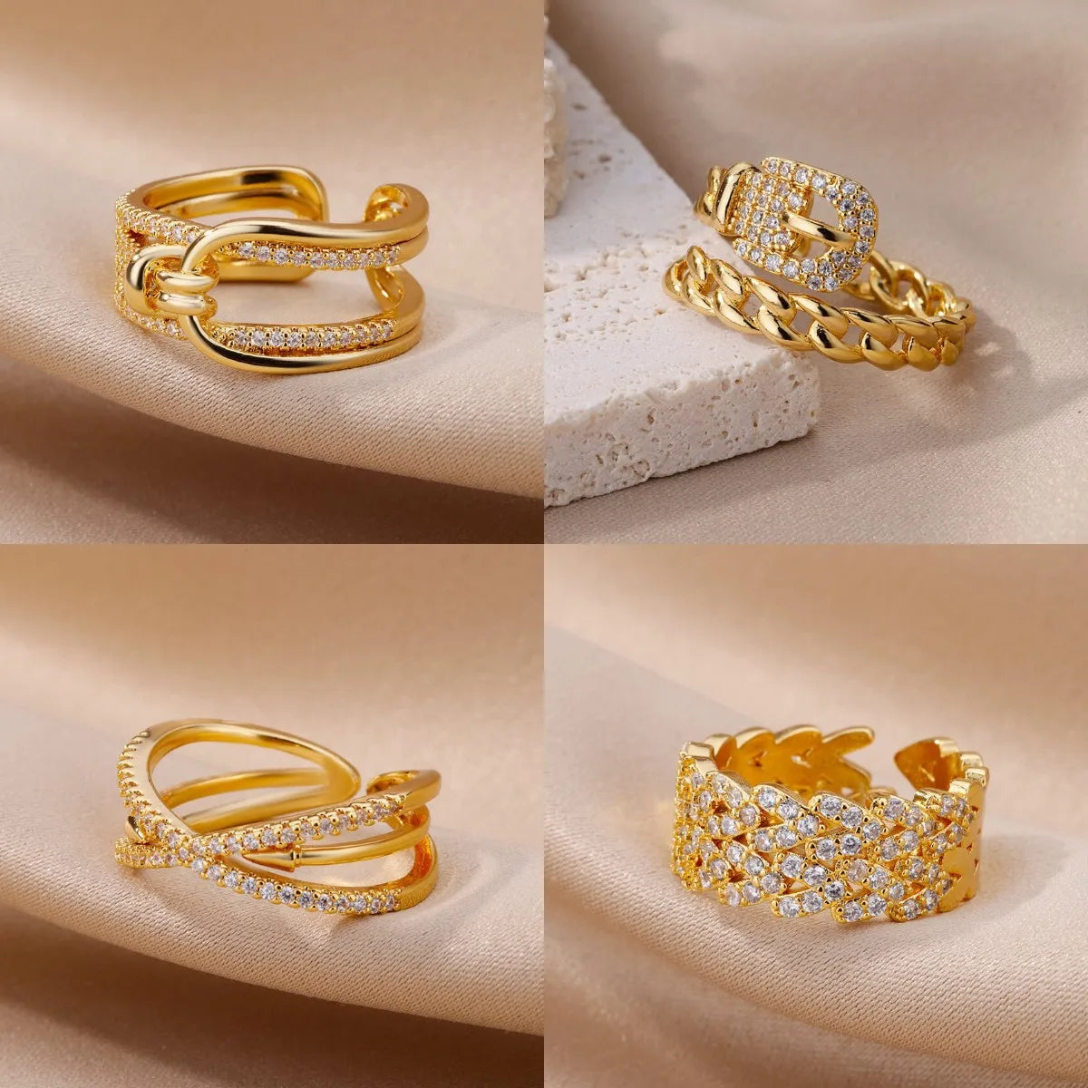 Hollow Out Rings