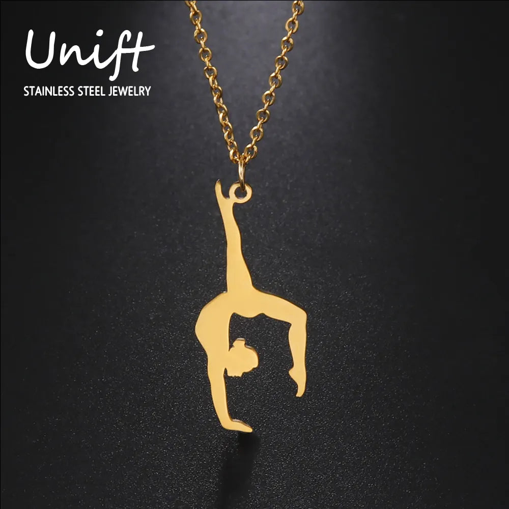 Unift Dancer Gymnast Gymnastics Necklace