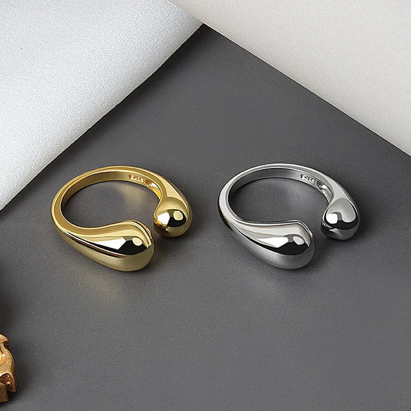 Water Drop Opening Ring