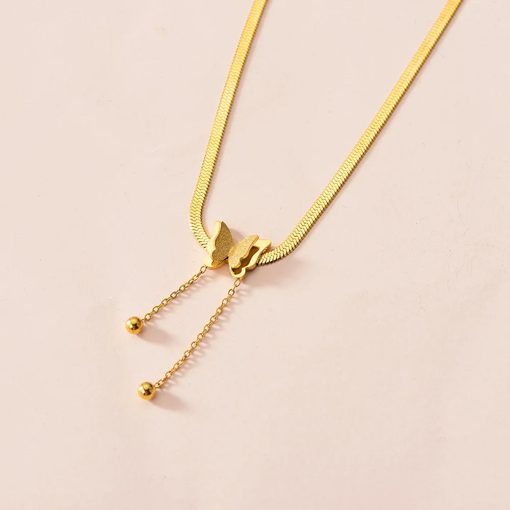Vintage Butterfly Necklace