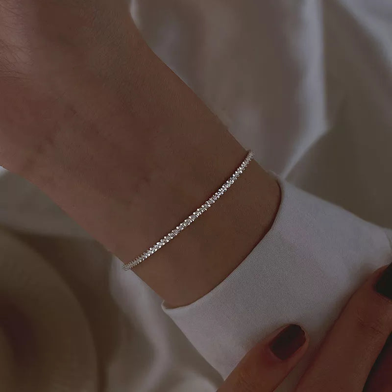 Sparkling Gypsophila Bracelet