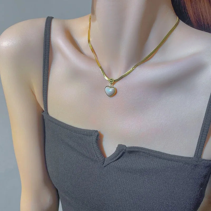 Butterfly Necklace Women  Snake Chains Aesthetic Charm Choker